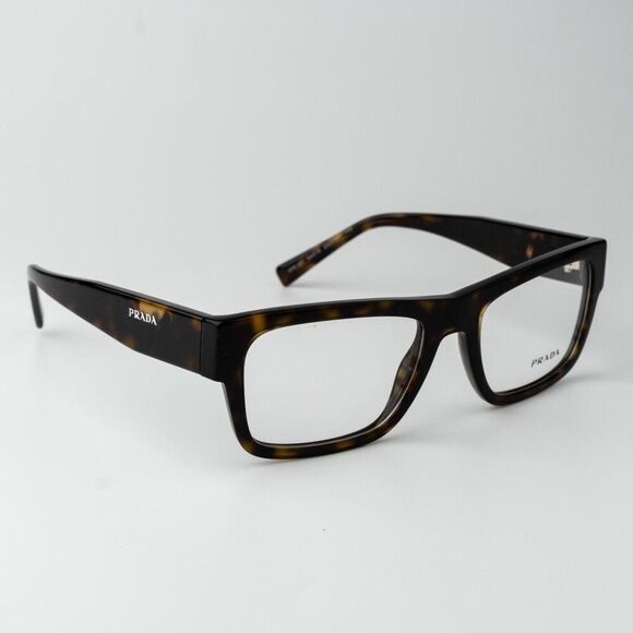 Prada Women Eyeglasses Havana Rectangle Unisex PR15YV 2AU1O1 BRAND NEW main image 6